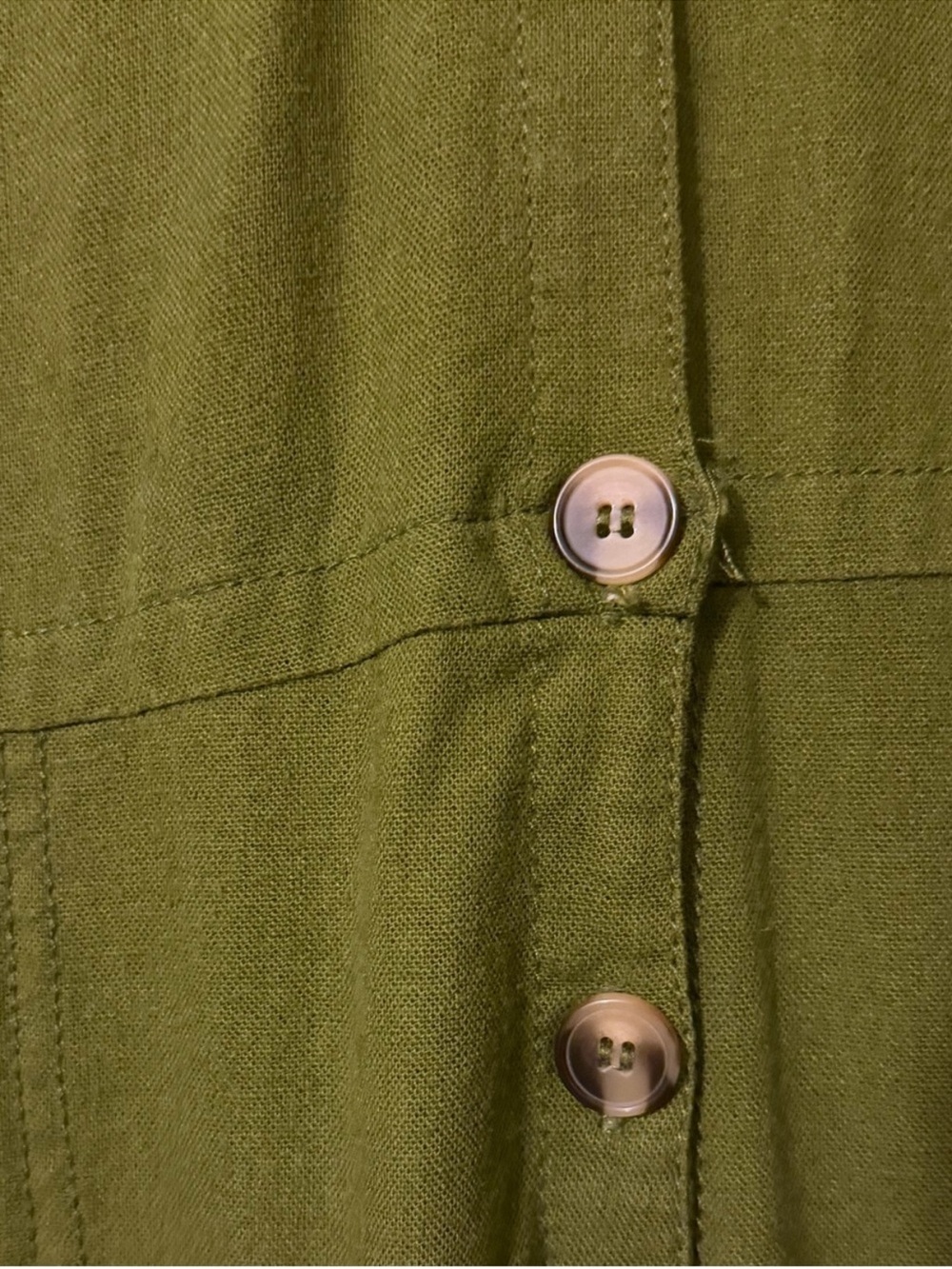 ModCloth Linen Blend Comfy Commitment Jumpsuit  Medium - Picture 5 of 9